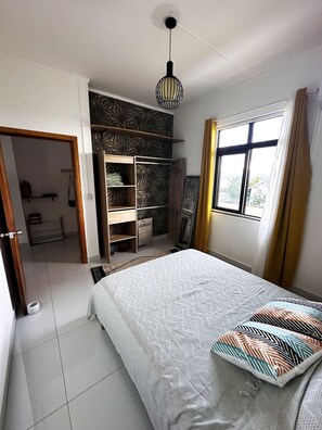 1 bedroom, in-room safe, iron/ironing board, travel cot