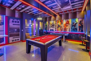 Game room - Last Minute Disney! Private Pool, Hot Tub, Game Room & Themed Bedrooms. Book Now! #55445 (Orlando)