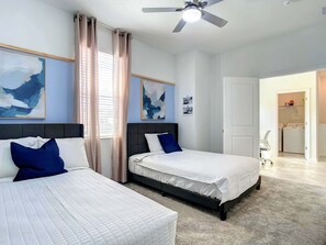 3 bedrooms, iron/ironing board, WiFi, bed sheets