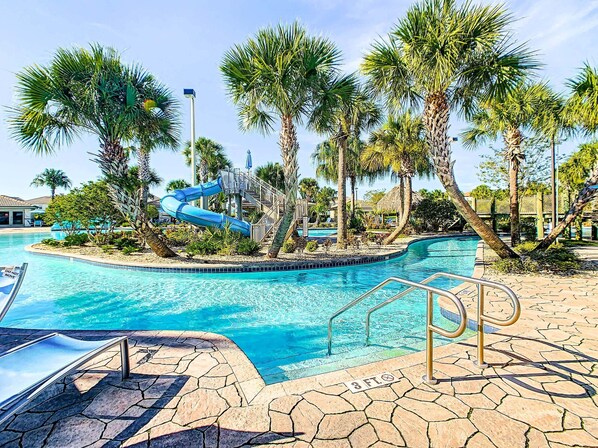 Et oppvarmet basseng