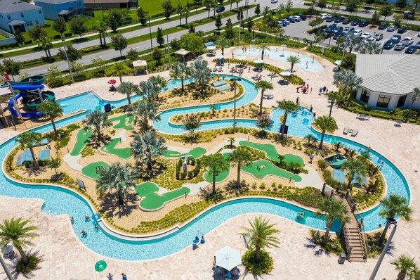 Una piscina riscaldata