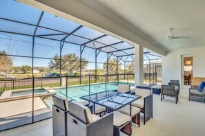 A heated pool - Last Minute Disney! Private Pool, Hot Tub, Game Room & Themed Bedrooms. Book Now! #55561 (Orlando)