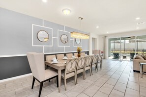 Dining - Last Minute Disney! Private Pool, Hot Tub, Game Room & Themed Bedrooms. Book Now! #82567 (Orlando)