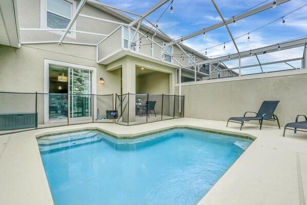 Una piscina climatizada