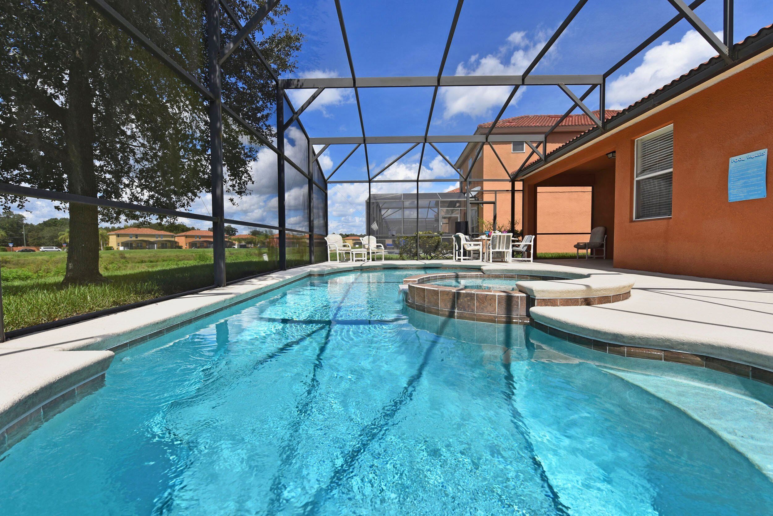 Last Minute Disney Getaway! Private Pool, Hot Tub & Games Room. Book Now! #92427