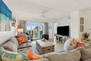 TV - 104 Amelia by the Sea, Two Bedroom Ground Floor Oceanfront with Pool (Fernandina Beach)