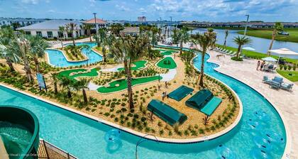 Bright & Cheery Vacation Villa in Storey Lake! Tons of Resort Amenties, Private splashpool & covered lanai, Free Wifi!