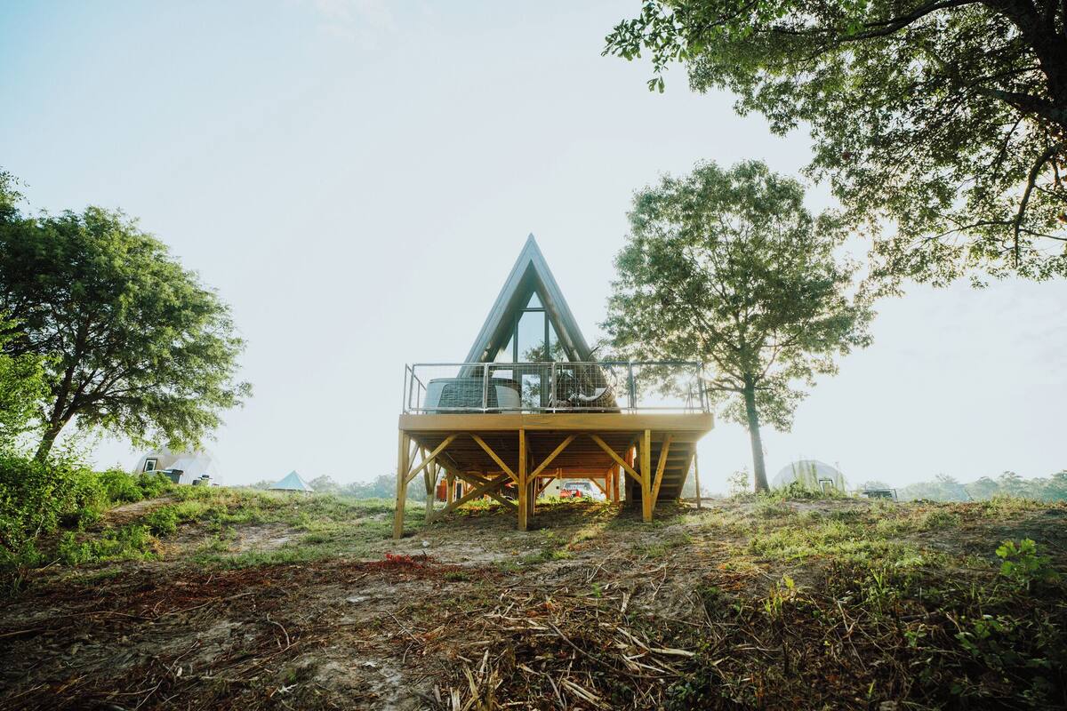 極品小屋, 熱水浴缸, 湖景 | 客房景觀