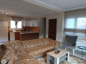 Living area - Cozy Maisonette family-sized near the Forest of Panorama (Thessaloniki)