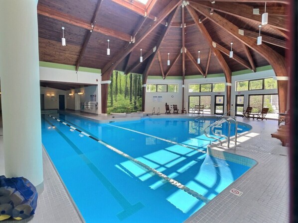 Indoor pool, a heated pool