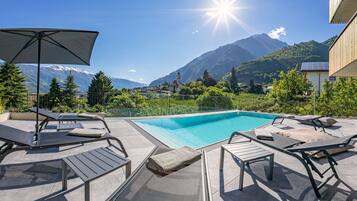 Una piscina riscaldata