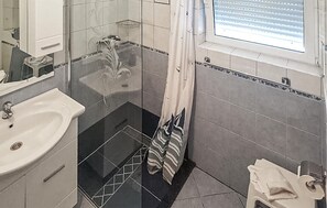Shower, hair dryer