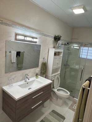 Shower, hair dryer, towels, soap - B’s Hidden Paradise (Mary’s Fancy)