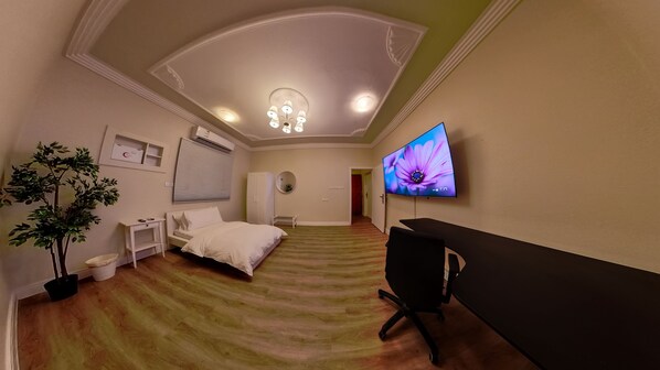 1 chambre, bureau, Wi-Fi gratuit, draps fournis