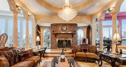 Whimsical acreage with high-end finishes, old-world character, air hockey, & W/D