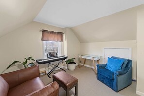 TV connectée, cheminée