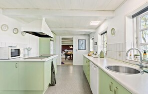 Kühlschrank, Mikrowelle, Herdplatte, Geschirrspüler