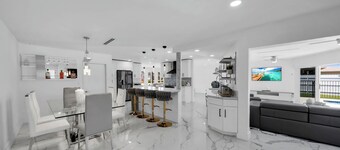 Casa marina is located in Cape Coral with 4 full bedrooms and 3 bath and pool