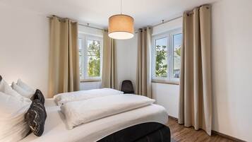 1 室のベッドルーム、WiFi (無料)、ベッドシーツ