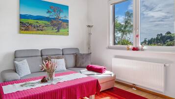 Fernseher, DVD-Player, Stereoanlage