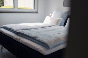 2 chambres, fer et planche Ă repasser, Wi-Fi gratuit, draps fournis