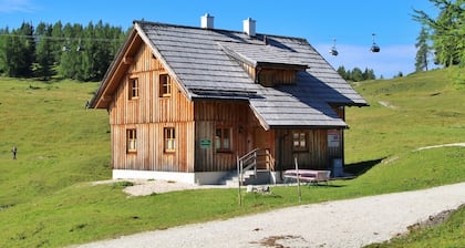 Ferienhaus 'Große Winklerhütte' mit Bergblick und privatem Garten