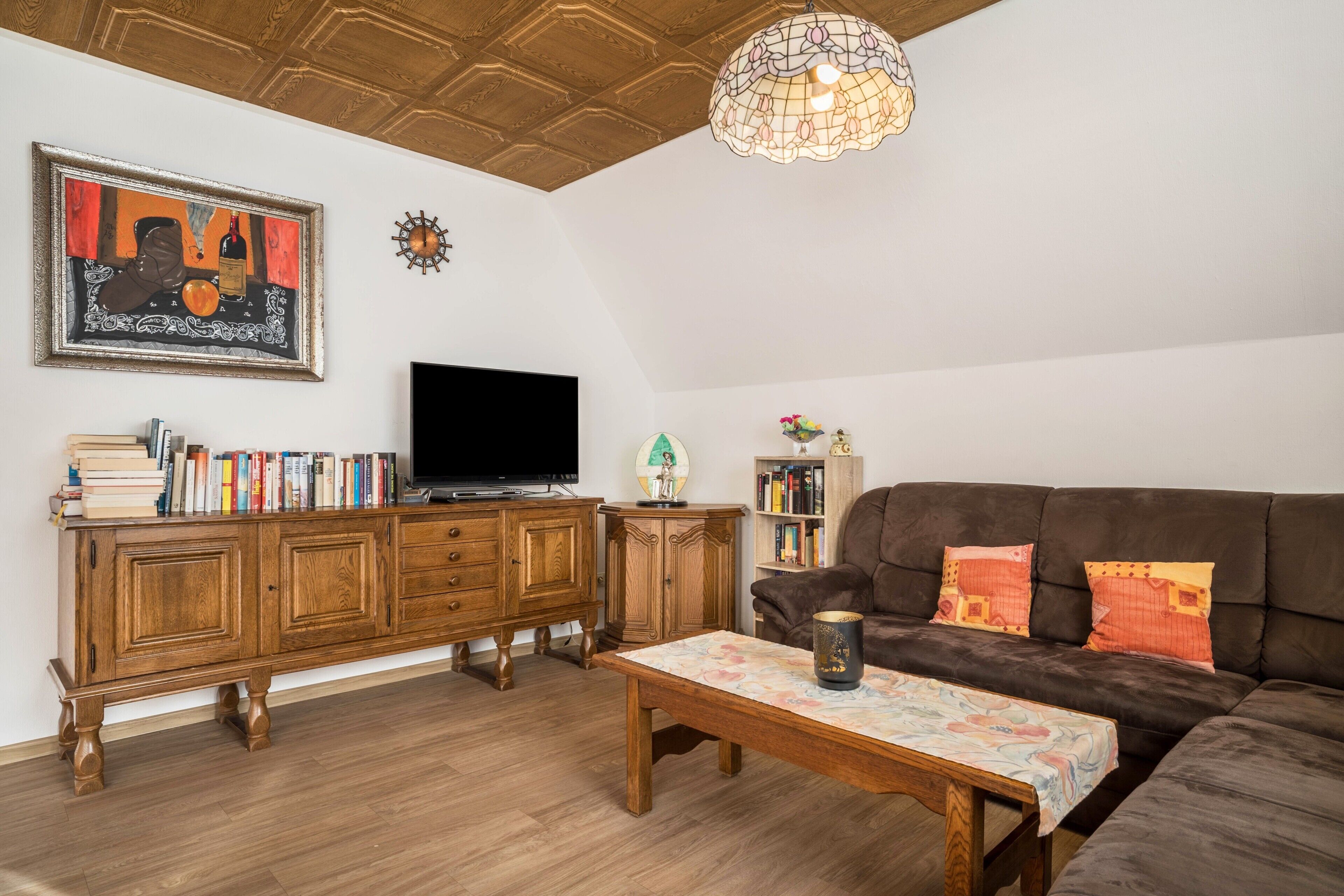 TV, DVD player, stereo