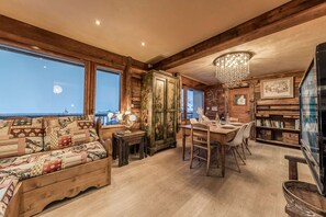 Living area - Courchevel 1850 - 4 people - resort center (COURCHEVEL)