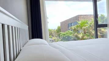 2 chambres, draps en coton égyptien, literie de qualité supérieure