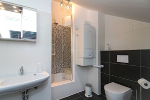 Shower, hair dryer