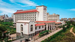 Majoituspaikan julkisivu