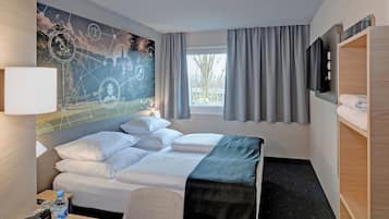 Blendingsgardiner, lydisolert og wi-fi (inkludert)