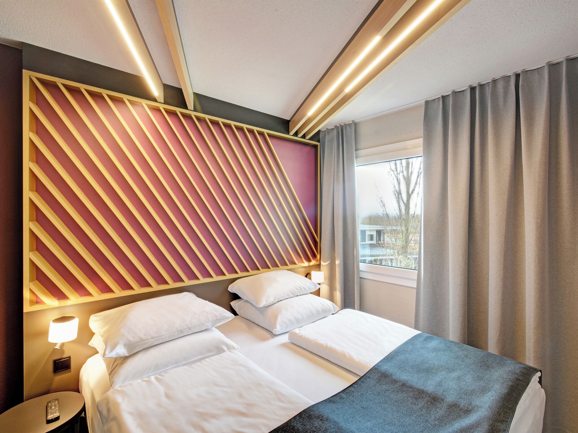 Premium-Doppelzimmer | Verdunkelungsvorhänge, schallisolierte Zimmer, kostenloses WLAN