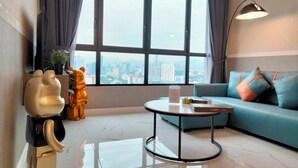 40-inch Smart TV with digital channels, streaming services - Cubic Botanical Suites HomeBrickz (Kuala Lumpur)
