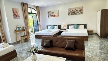 Executive Room, Multiple Beds, Balcony, Beach View