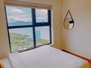 Premium bedding, individually furnished, desk, laptop workspace - FLC Sea Tower - Quynhon Homes (Quy Nhon)