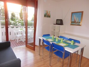 Apartment, 2 Bedrooms, Balcony, Garden View | Living room - Cozy Flat Next to Bibione Pineda - Beahost Rentals (San Michele al Tagliamento)