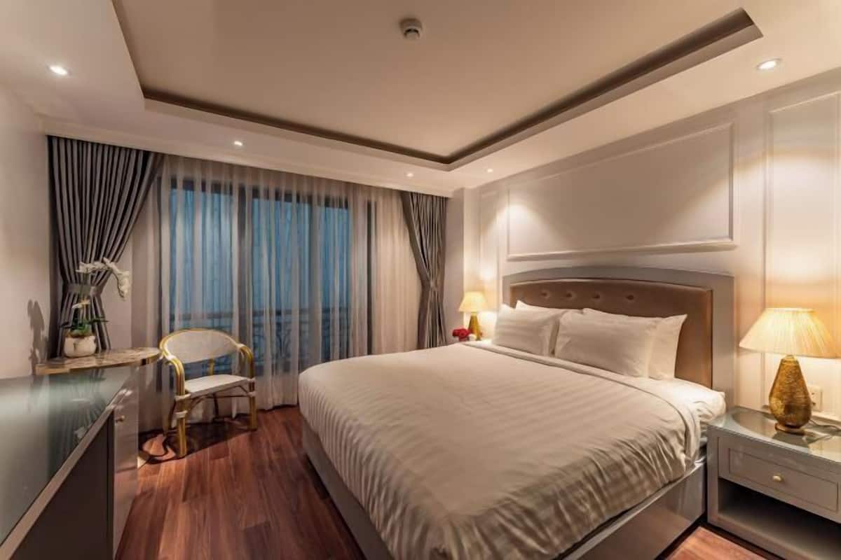 1 Schlafzimmer, Pillowtop-Betten, Schreibtisch