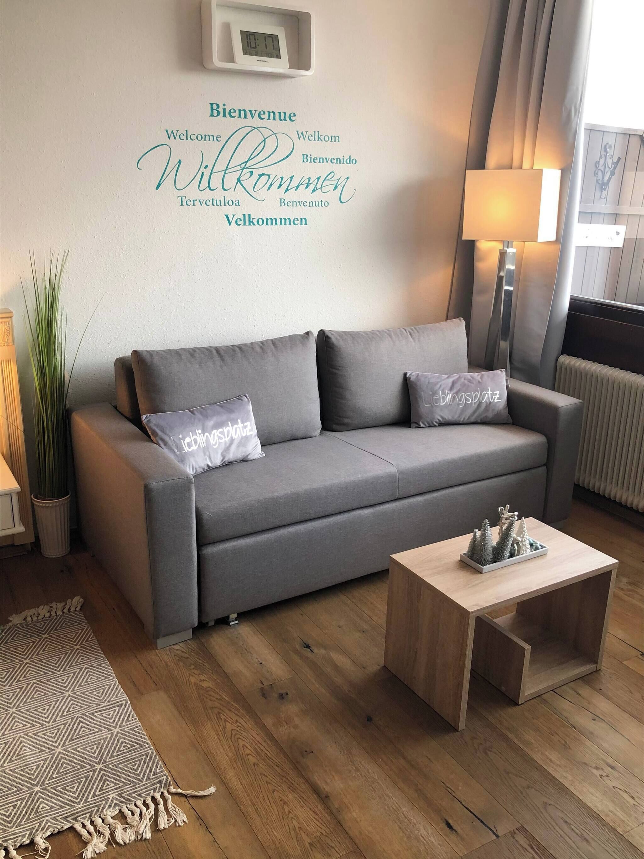 Apartment, 1 Bedroom, Smoking, Mountain View | Living area