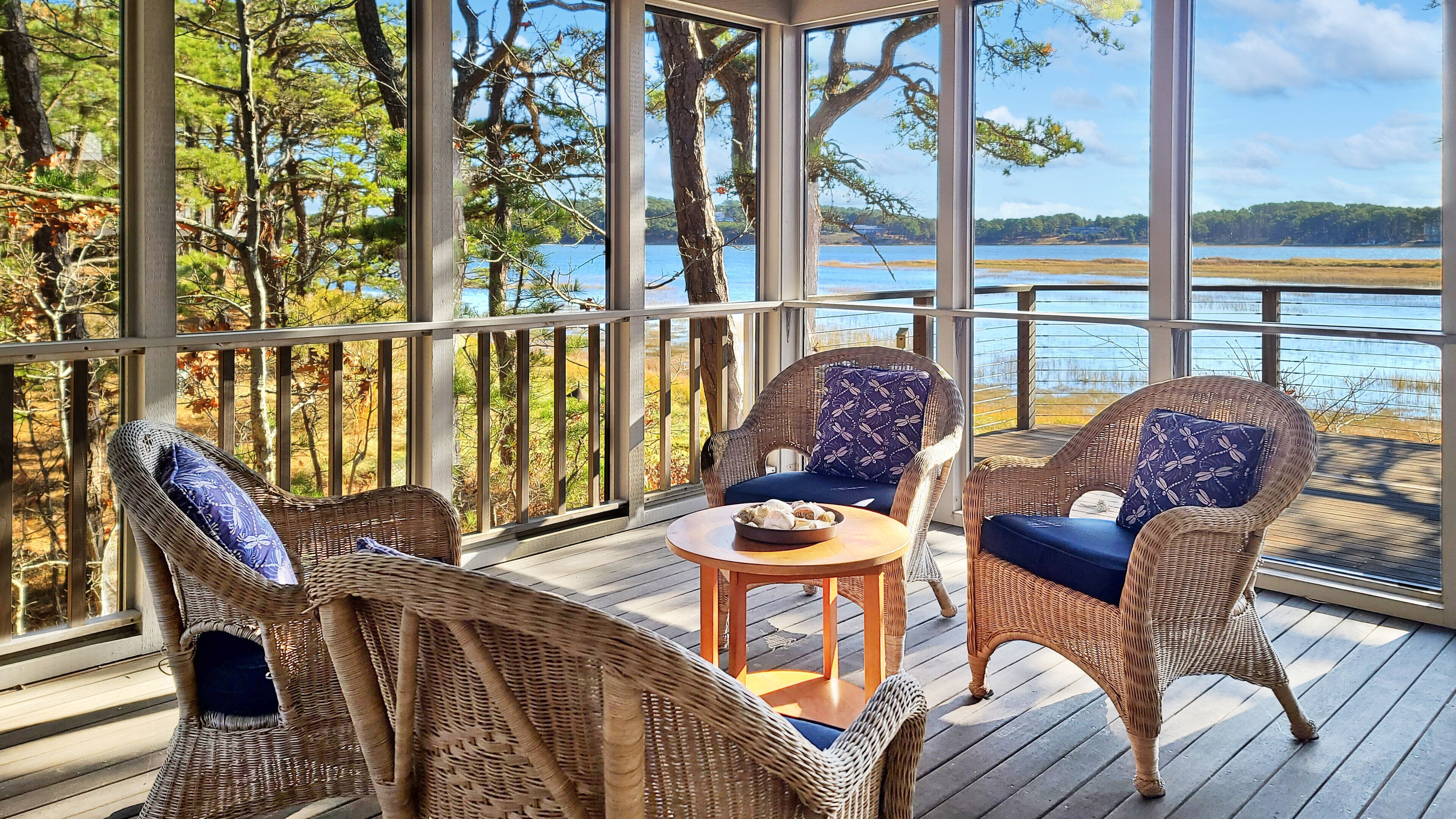 BRAND NEW LISTING! Blackfish Creek 4BD--Incredible Tidal Marsh Views, A/C, Deck, Screen Porch