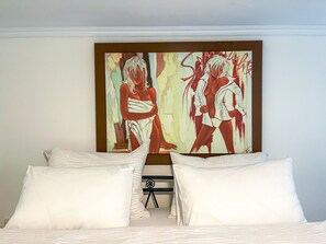 1 bedroom, desk, laptop workspace, iron/ironing board - Pitini 1 - Seafront - Harbour view (Symi)