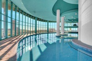 Indoor pool, a heated pool - Turquoise Place 2304D Penthouse by Liquid Life | 8,000 SqFt Balcony (Orange Beach)