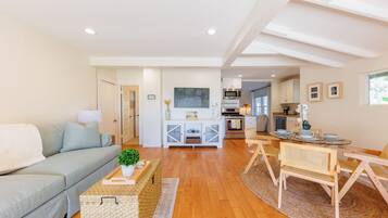 TV, fireplace, DVD player