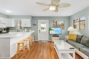 House, 1 Bedroom | Private kitchen | Fridge, oven, coffee/tea maker, toaster - 50 Gulf Beach Rd - Unit 1 1 Bedroom Home by RedAwning (Fort Myers Beach)