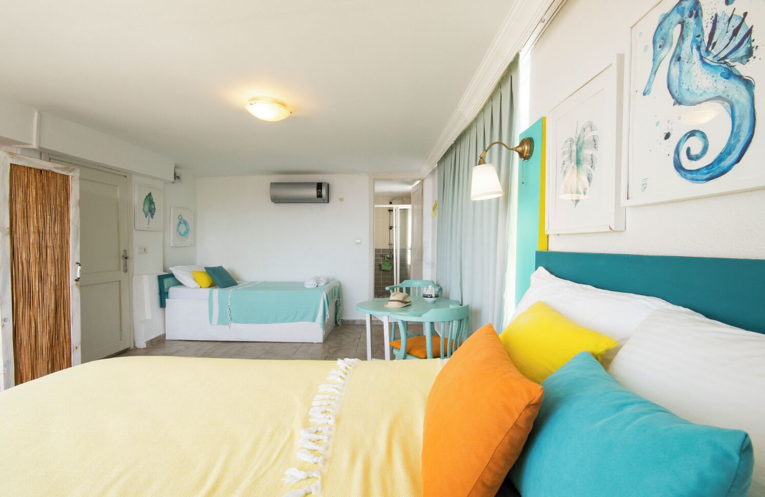 No 10 Panoramic Room with Balcony | Peralatan tempat tidur premium, katil Select Comfort 