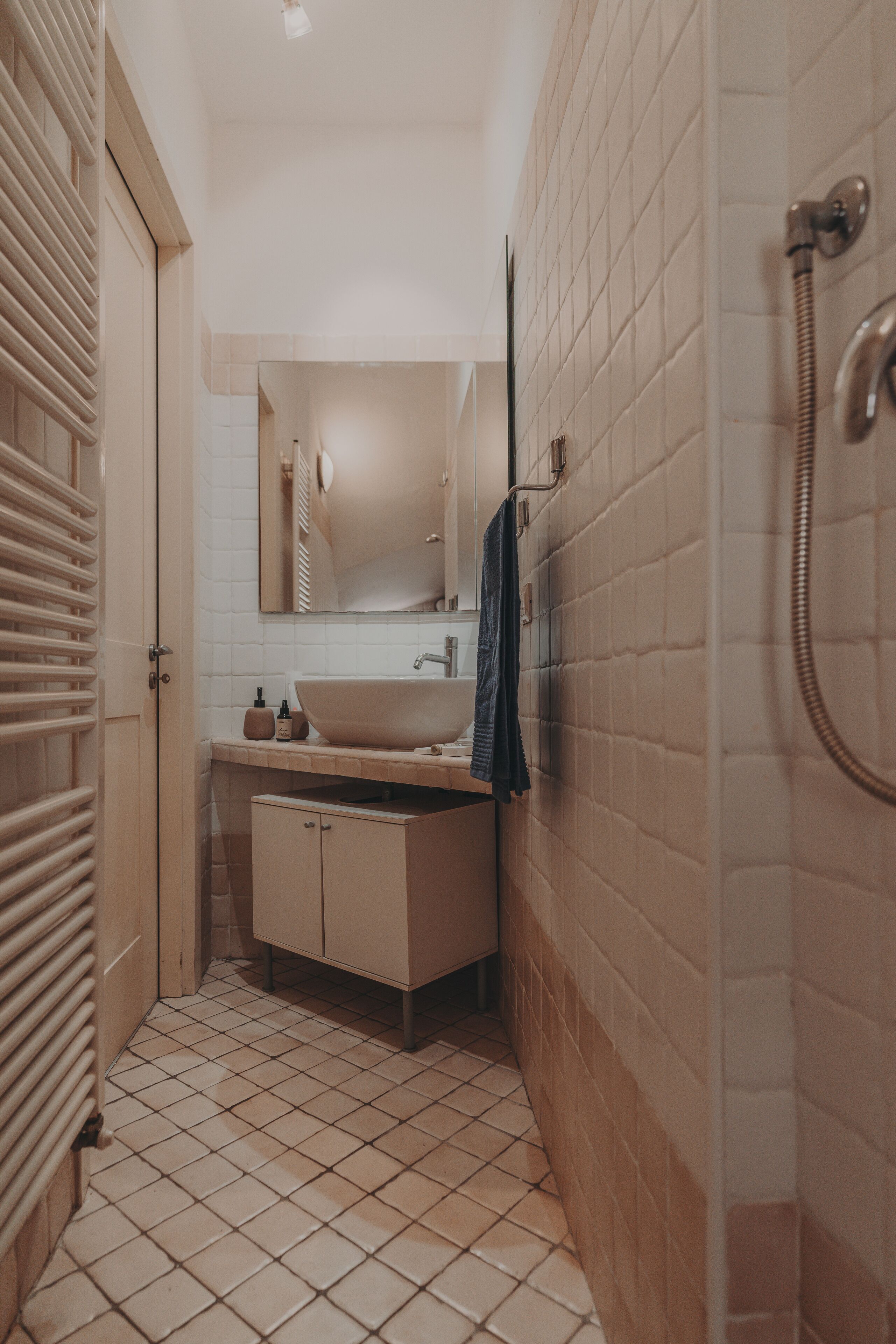 Haartrockner, Bidet, Handtücher, Seife