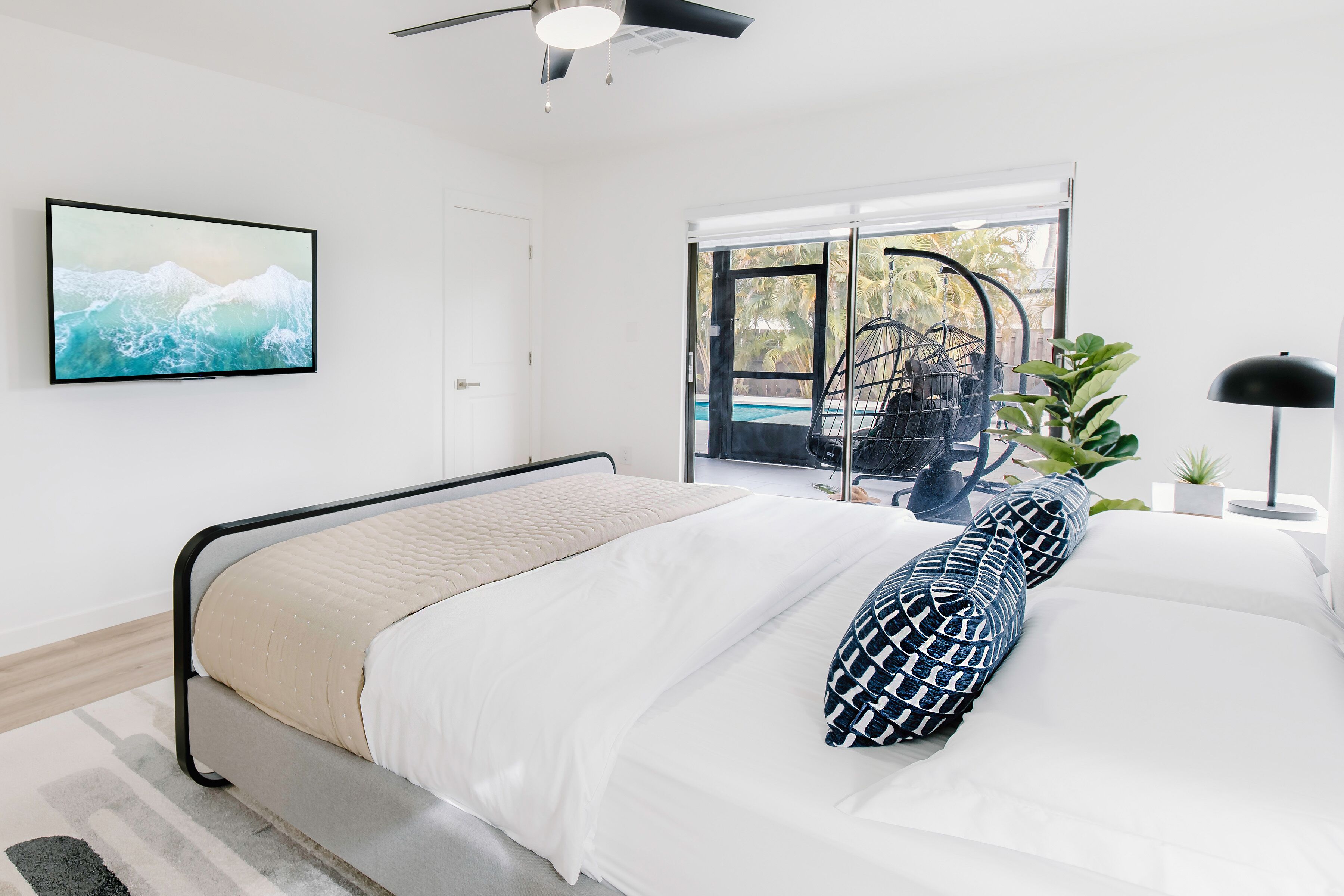 3 bedrooms, iron/ironing board, travel crib, WiFi