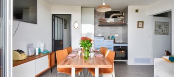 Apartment for 4 on estate with pool