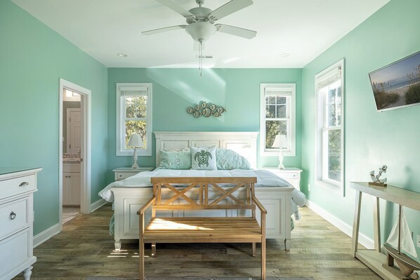 4 habitaciones, tabla de planchar con plancha y wifi 