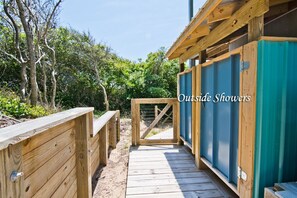 Property grounds - Sea Glass, Almost Oceanfront House in Pine Knoll Shores, NC! (Pine Knoll Shores)